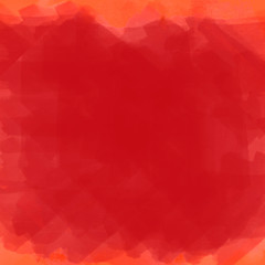 Abstract red background watercolor paint texture