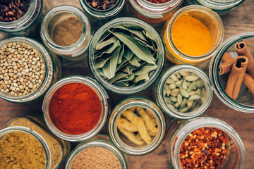 Spices in Jars