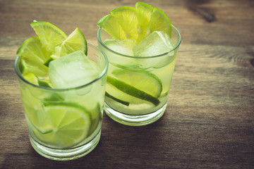 Lime Beverages in Studio
