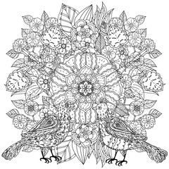 Pattern for coloring book.