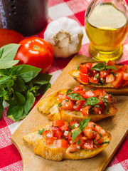 Delicious bruschetta