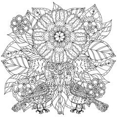 Pattern for coloring book.