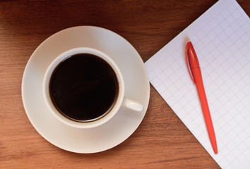 coffee cup and blank