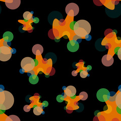 abstract splodges - seamless pattern