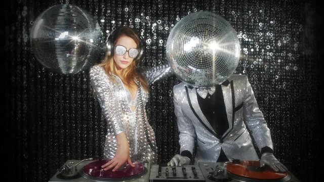 mr and mrs discoball cool club characters