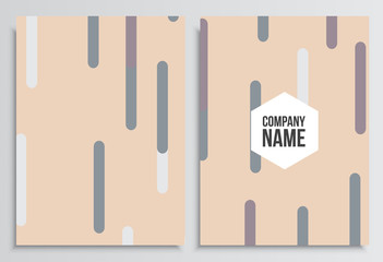 Blank Cover Of Magazine, Book or Brochure. Corporate identity te
