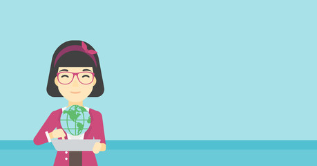 International technology communication.