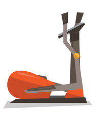 Elliptical cross trainer machine.