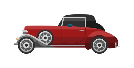 Retro car vector vehicle