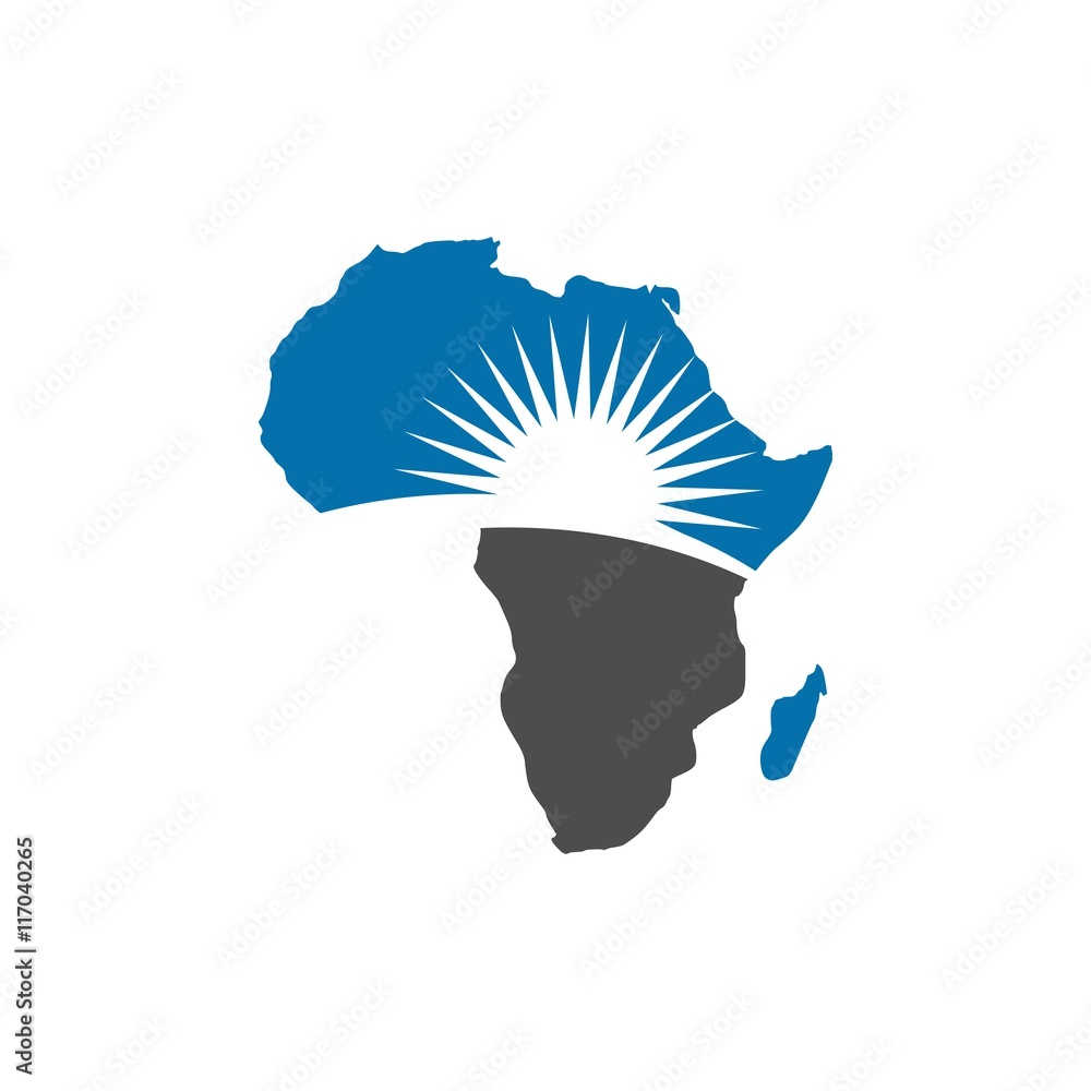 Poster africa logo vector.