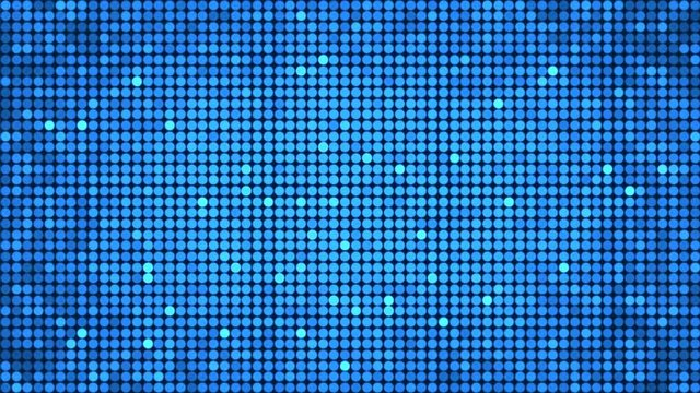 Blue Flashing Dots Loop