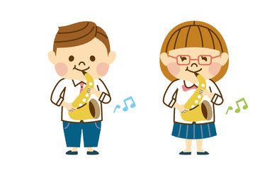 吹奏楽部　サックス　その1
