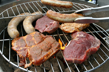 bio grillfleisch nackensteak, makro, lifestyle, kulisse, copyspace
