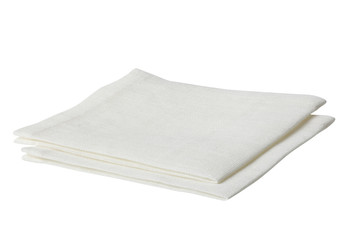 Folded cotton napkin