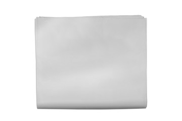 Mock-up newspapers on a white background, template for your design.