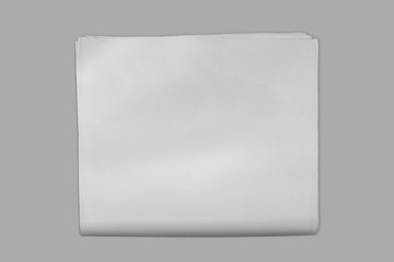 Mock up two newspapers on a gray background, template for your design.