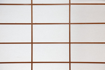 background of Japanese sliding paper door