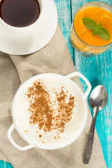 drawing will be coffee with cinnamon