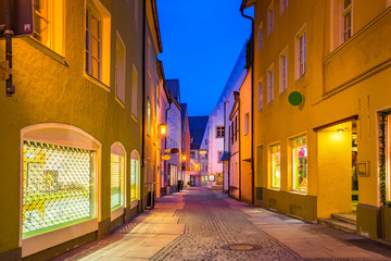 Fototapeta na wymiar Fussen town in Bavaria, Germany