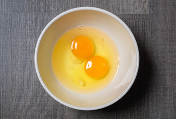 Eggs in cup