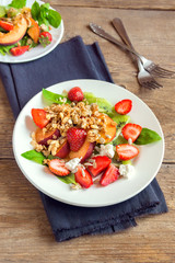 fruit salad with granola