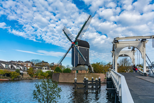 オランダ・ライデンの風車
