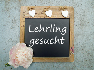 Lehrling gesucht - Tafel