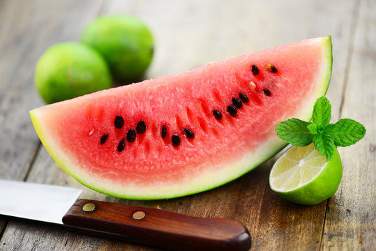 Messer Wassermelone