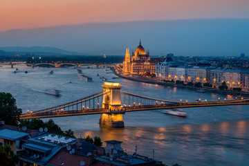 Fototapeta premium Parliament of Hungary in Budapest