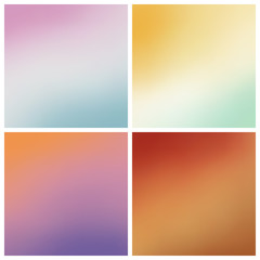 Abstract pink blue yellow white orange violet brown color gradient blur background illustration vector