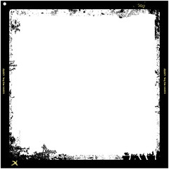 grungy medium format film frame,with free copy space,vector