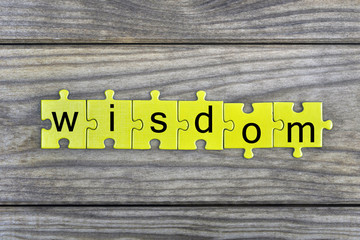 Puzzle with word Wisdom