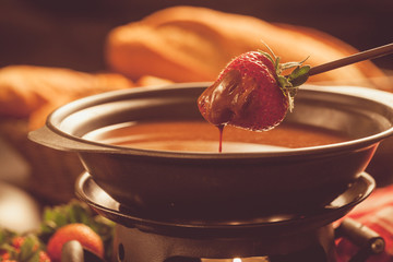 Fototapeta premium Chocolate fondue