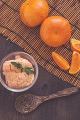 Orange icecream