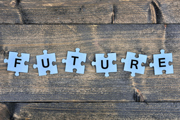 Puzzle with word Future