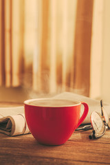 Coffee and newspaper