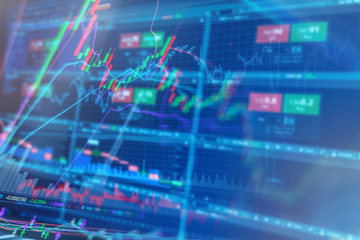 business success and growth concept stock finance