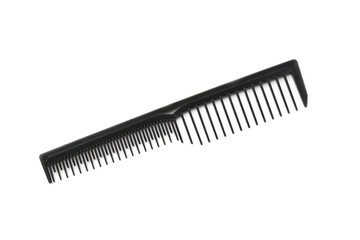 Fototapeta premium Barber plastic comb isolated on white