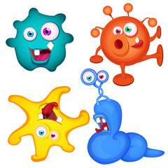 Cute monster set vector illustration