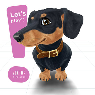 Dachshund Cartoon Images – Browse 17,760 Stock Photos, Vectors, and Video |  Adobe Stock