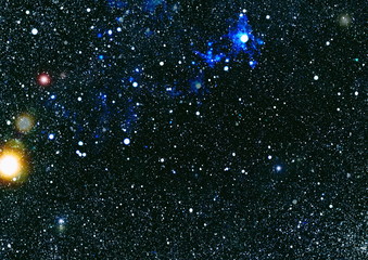 Starry outer space background texture .Deep space