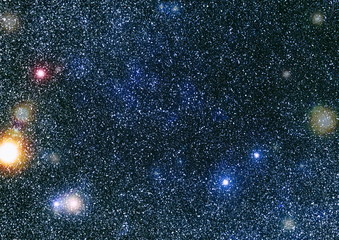 Starry outer space background texture .Deep space