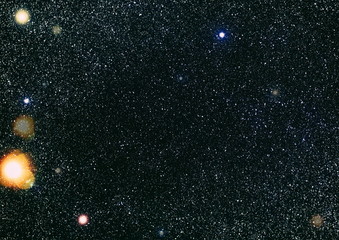 Starry outer space background texture .Deep space
