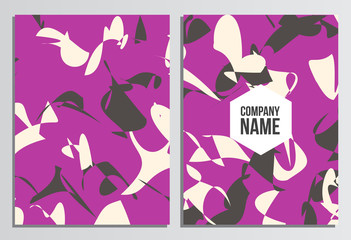 Blank Cover Of Magazine, Book or Brochure. Corporate identity te