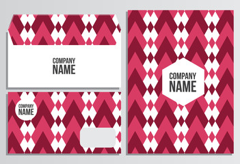 Envelope with Blank Cover. Corporate identity template. Business