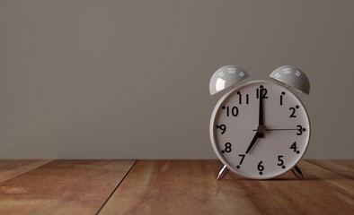 Time concept 3D rendering