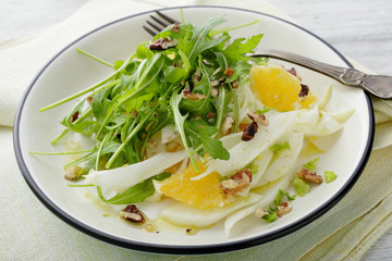 fennel salad with oranges slice