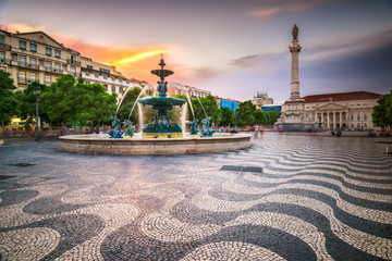 Lisbon, Portugal City Square