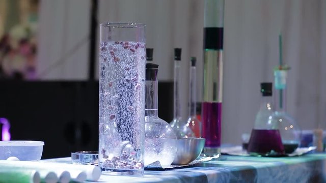 chemical tricks in a secret lab