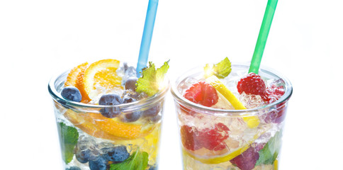 Summer fruit water.